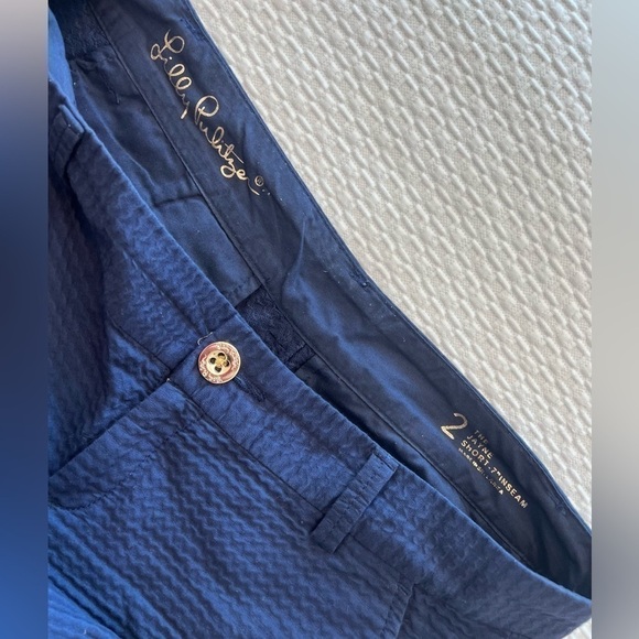 Lilly Pulitzer Jayne Short in True Navy - Picture 14 of 14